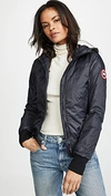 Canada Goose Dore Hooded Shell Down Jacket In Black