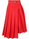 FENDI LONG PLEATED SKIRT