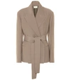 THE ROW Jenia belted wool and silk blazer,P00360166