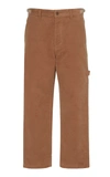 AMI ALEXANDRE MATTIUSSI WORKER STRAIGHT FIT TROUSERS,H19T611.247