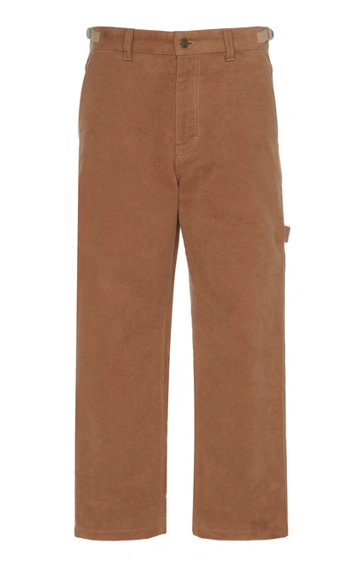 Ami Alexandre Mattiussi Worker Straight Fit Trousers In Neutral