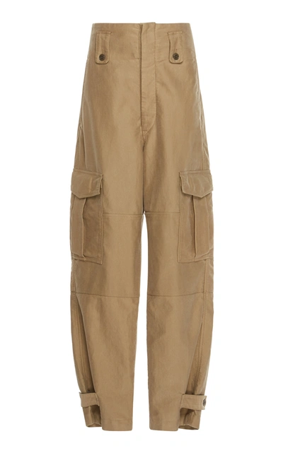 Isabel Marant Étoile Geena Patch-pocket High-rise Trousers In Neutral