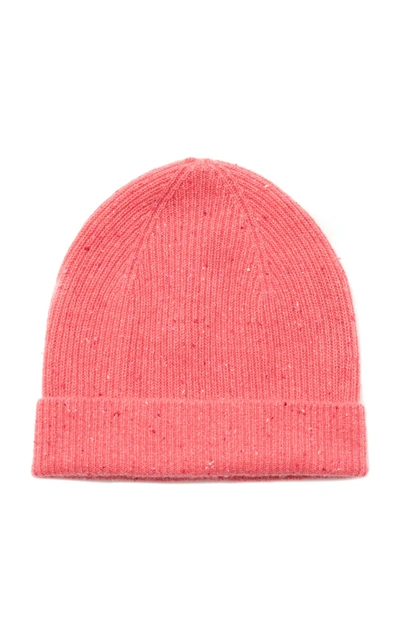 Isabel Marant Chilton Ribbed Cashmere Beanie In Pink