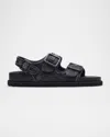 1774 Birkenstock Arizona Denim Slingback Sandal In Dark Wash Denim