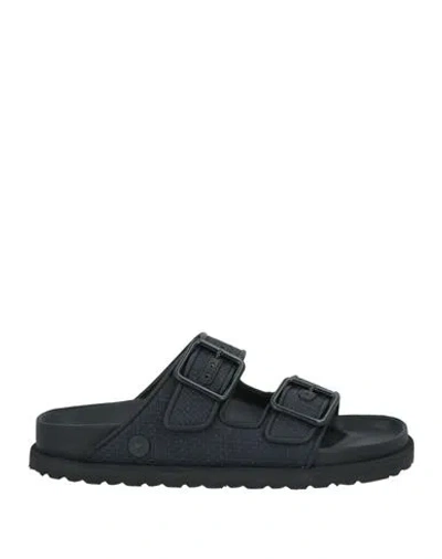1774 Birkenstock Woman Sandals Midnight Blue Size 8 Leather