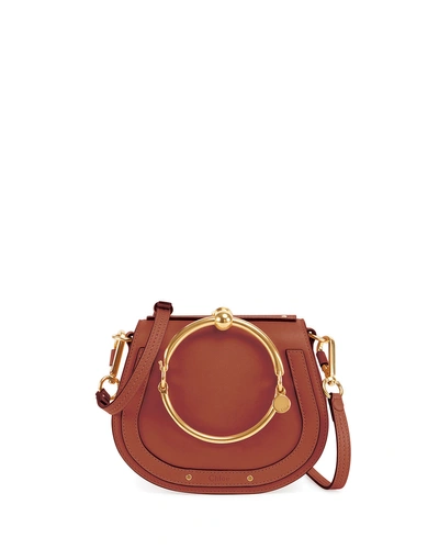 Chloé Nile Small Bracelet Crossbody Bag In Brown