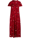 RED VALENTINO LONG PRINTED DRESS,RR3VAE95/XKP/D05