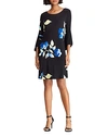 RALPH LAUREN LAUREN RALPH LAUREN PETITES BELL-SLEEVE FLORAL-JERSEY DRESS,251740637001