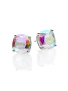 KATE SPADE WOMEN'S IRIDESCENT SMALL SQUARE STUD EARRINGS,401694348117