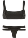 AMIR SLAMA BIKINI TOP WITH CUT DETAIL