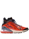 Nike Blue And Red Ispa Air Max 270 High Top Sneakers In Orange