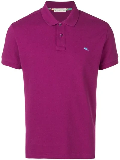 Etro Classic Polo Shirt - 粉色 In 650 - Pink