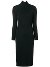 STYLAND FITTED TURTLENECK DRESS