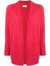 ALLUDE DRAPED KNITTED CARDIGAN