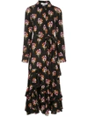 Borgo De Nor Aurora Shirt Dress - Black In Black