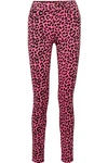 GUCCI Leopard-print high-rise skinny jeans