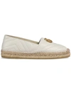 GUCCI LEATHER ESPADRILLE WITH DOUBLE G