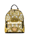 VERSACE VERSACE MULTICOLOURED BAROQUE MEDUSA PRINT BACKPACK