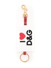 DOLCE & GABBANA LOGO KEYRING