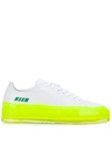 MSGM CONTRAST SOLE SNEAKERS