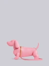 Thom Browne Pebbled Leather Mini Hector Bag In Pink