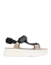 Camper Oruga Up Platform Sport Sandal In Black