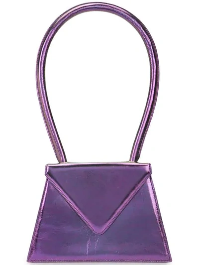 Amélie Pichard Flat Metallic Purple Bag
