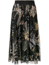 AMEN SEQUIN MIDI SKIRT