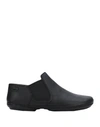 Camper Right Leather Loafers In Black