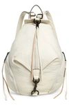 REBECCA MINKOFF JULIAN NYLON BACKPACK - IVORY,HS18EWNB01