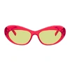 ANDY WOLF ANDY WOLF RED ODESSA SUNGLASSES