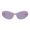 ANDY WOLF ANDY WOLF PURPLE ODESSA SUNGLASSES