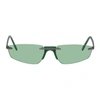 ANDY WOLF Green Ophelia Sunglasses
