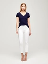 L Agence Becca Tee In Navy