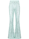 MICHAEL KORS EMBROIDERED FLARED TROUSERS