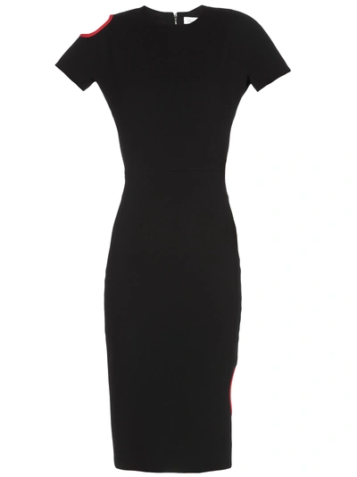 Victoria Beckham Fitted Dress In Black