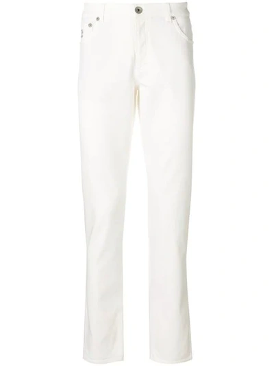 Brunello Cucinelli Slim-fit Trousers In Beige