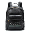 GUCCI Printed leather backpack,P00368621