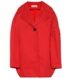 Marni Cotton And Linen Coat In Red