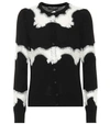 DOLCE & GABBANA LACE AND WOOL-BLEND CARDIGAN,P00353446