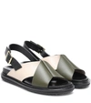 MARNI LEATHER SANDALS,P00360303