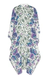 ANDREW GN SILK PRINTED DRESS,725481