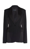 MUGLER STRUCTURED WOOL BLAZER JACKET,725326