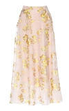 DELPOZO FLORAL-EMBROIDERED TULLE MAXI SKIRT,725399