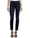 JEN7 BY 7 FOR ALL MANKIND RICHE TOUCH SKINNY ANKLE JEANS, DARK BLUE,PROD191690181