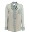 PRADA CHIFFON SHIRT,10812467