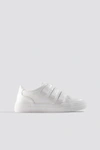 NA-KD Velcro Sneakers White