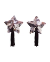 BRISTOLS SIX NIPPIES GOLD SEQUIN STAR TASSEL PASTIES,NSGSTE