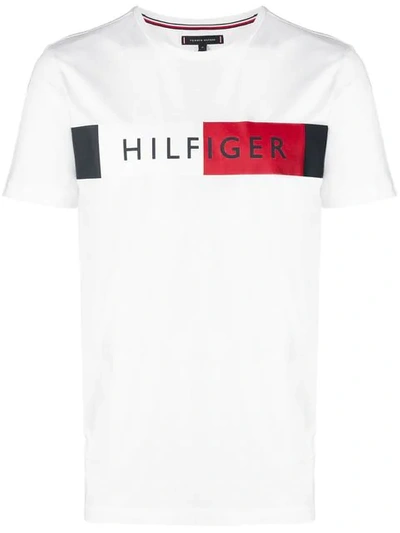 Tommy Hilfiger Colour-block Flag T-shirt - 白色 In White