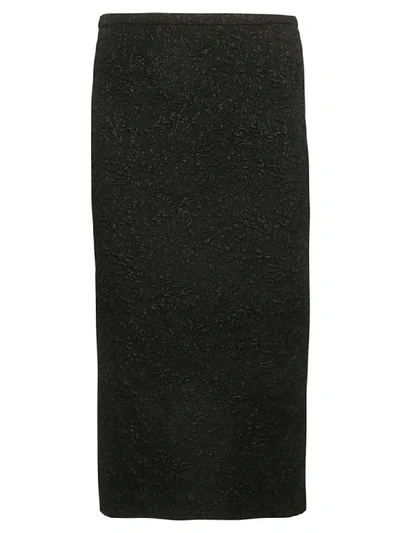 Rochas Ononi Lamé Skirt In Black